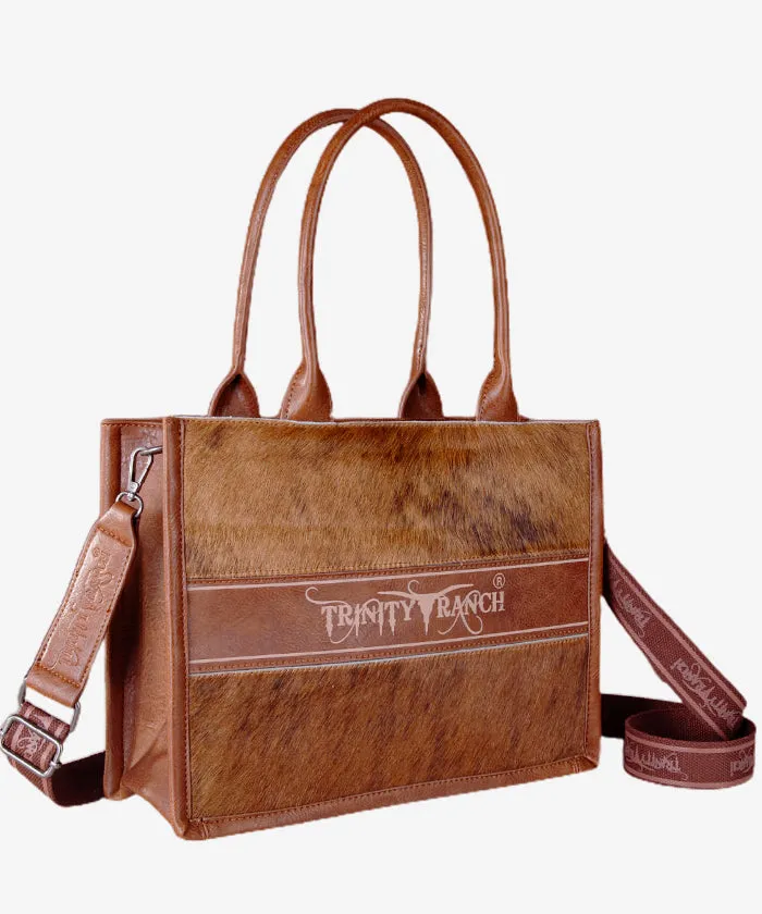 Trinity Ranch Hair-On Cowhide Tote Bag