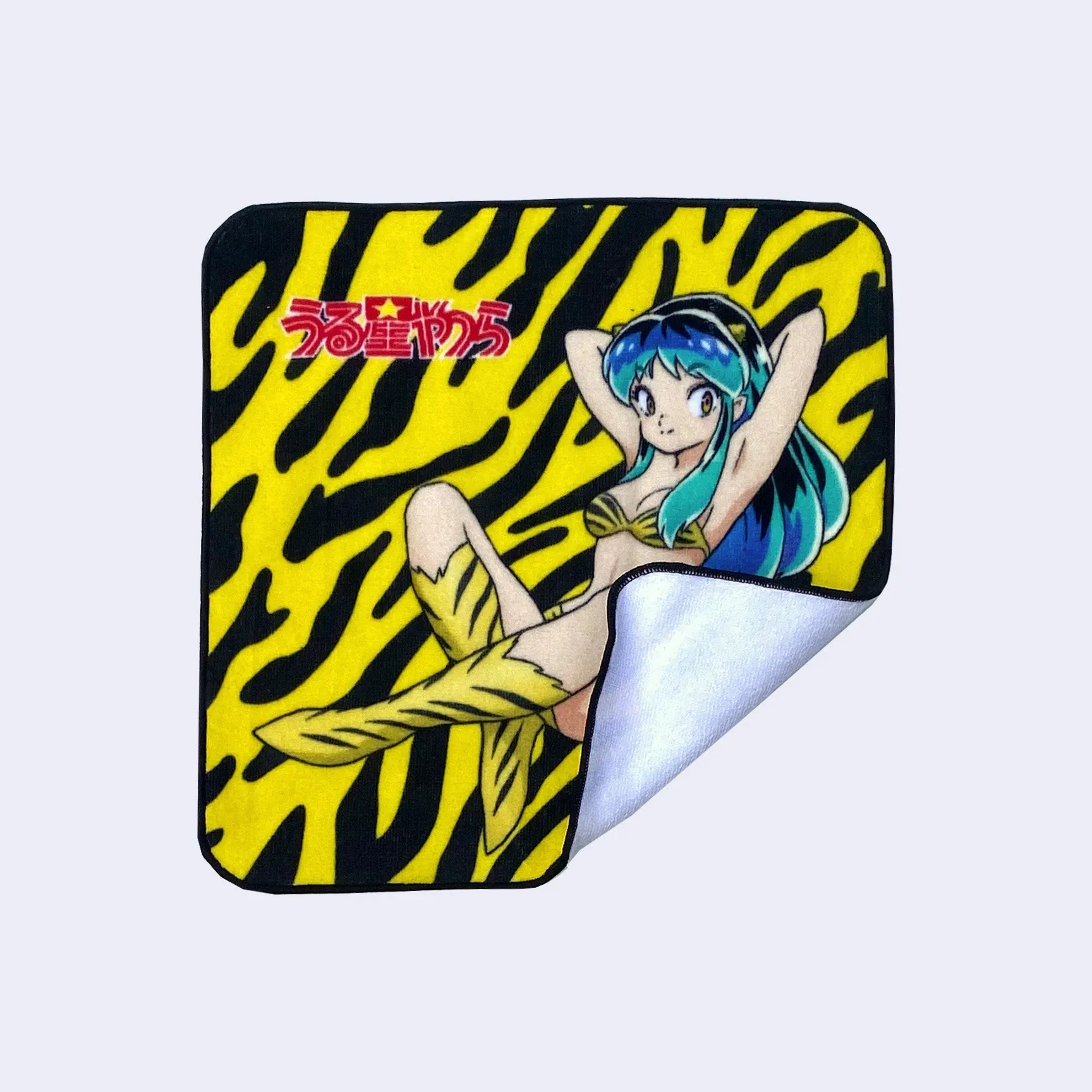 Urusei Yatsura - Lum Small Handkerchief Towel (Stripes)