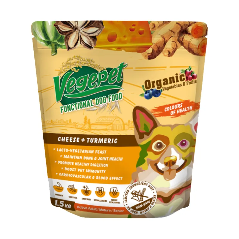Vegepet Functional Dog Food Cheese Turmeric