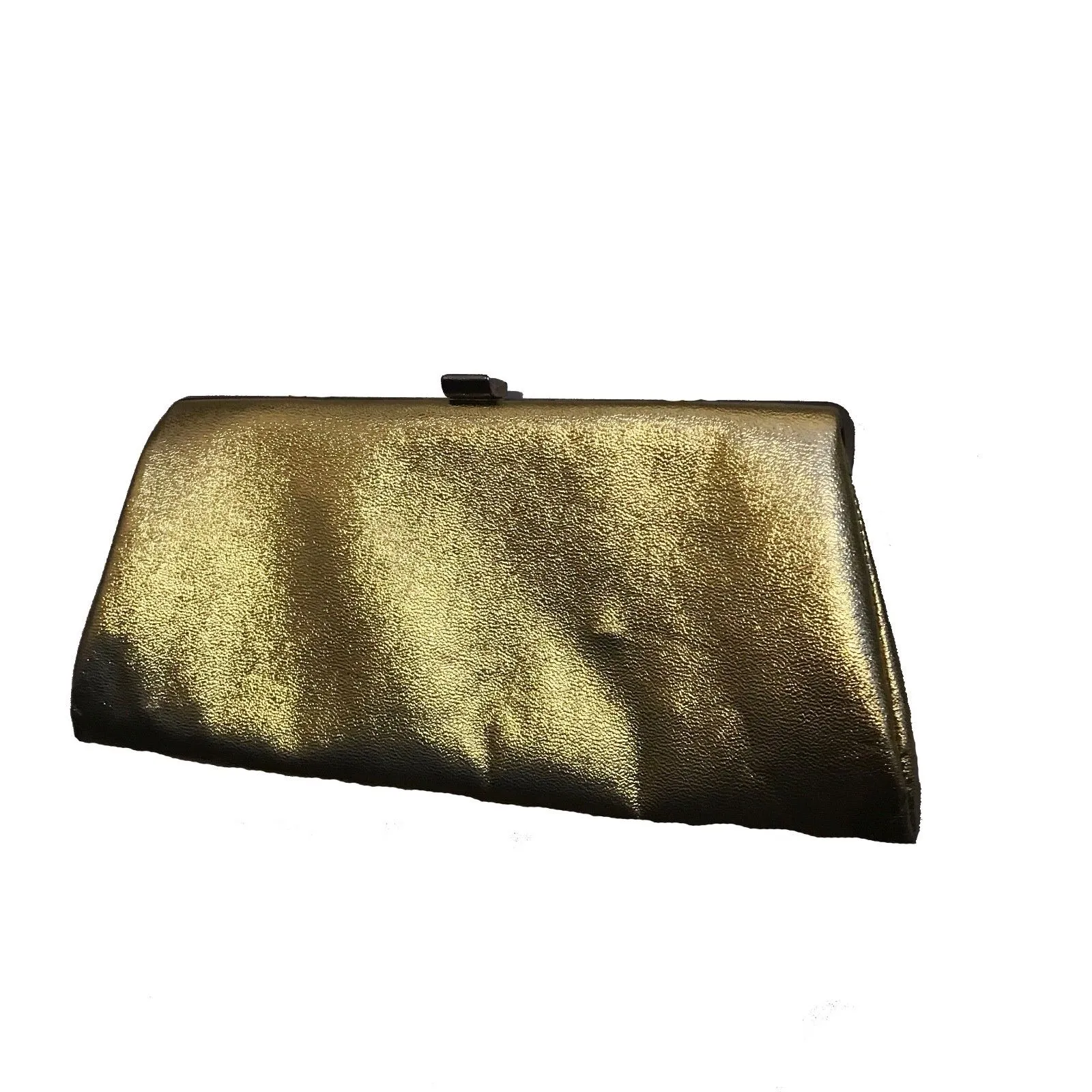 Vintage 1950s Gold Evening Clutch Bag