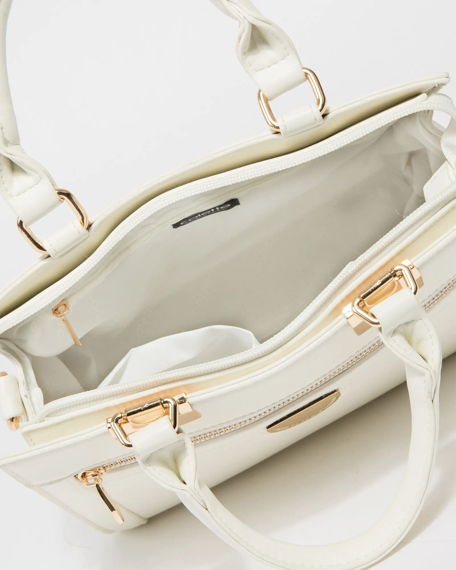 White Ginger Mini Tote Bag
