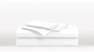 White Single Size Classic Sheet Set