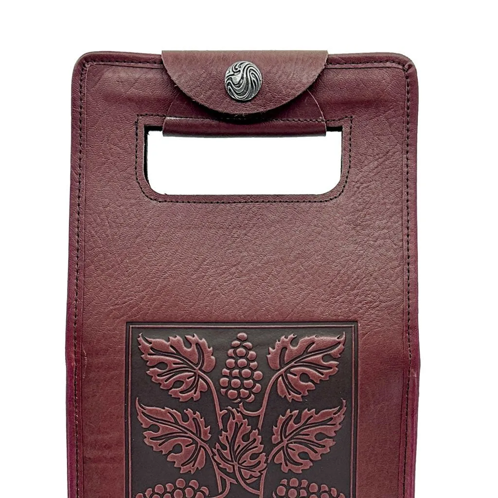 Wine Bottle Bag, Nouveau Grapes