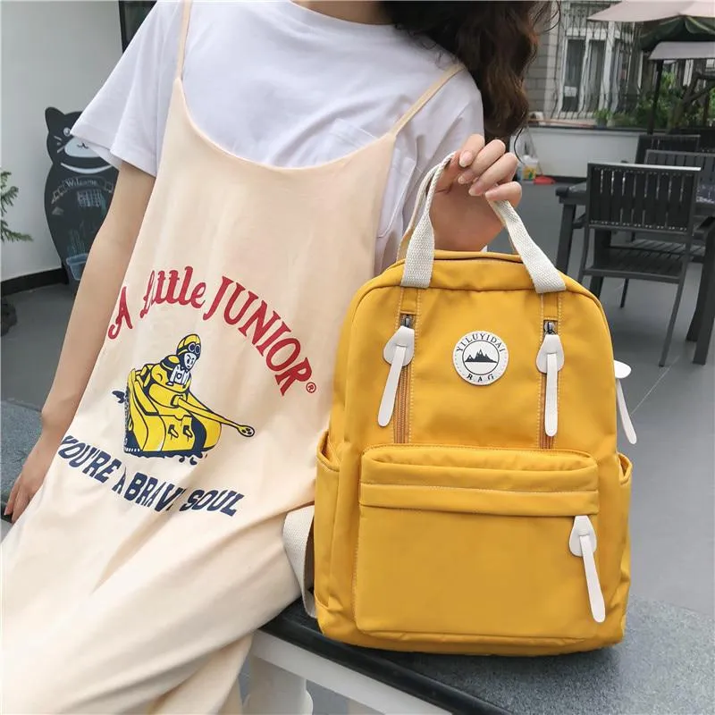Women's Nylon Waterproof Travel Backpack