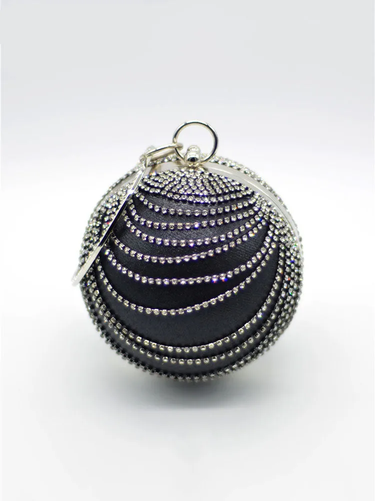Women's Rhinestone Chain Clutch