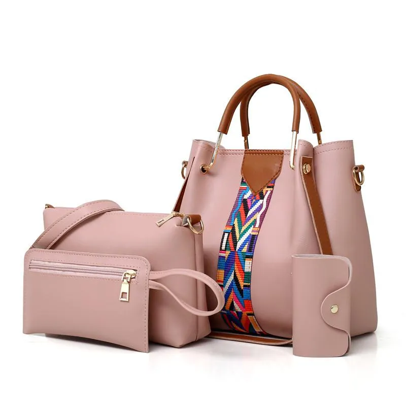Women's Shoulder Bag | 4 Pieces Set