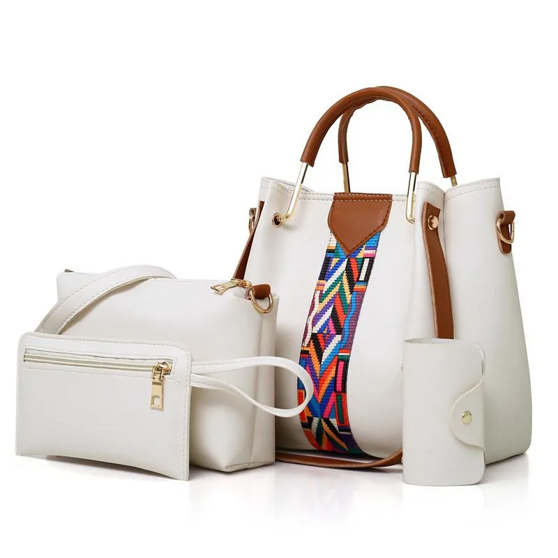 Women's Shoulder Bag | 4 Pieces Set