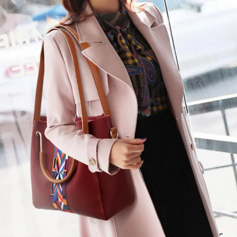 Women's Shoulder Bag | 4 Pieces Set
