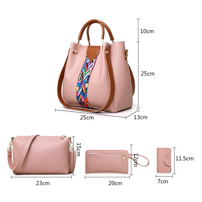 Women's Shoulder Bag | 4 Pieces Set