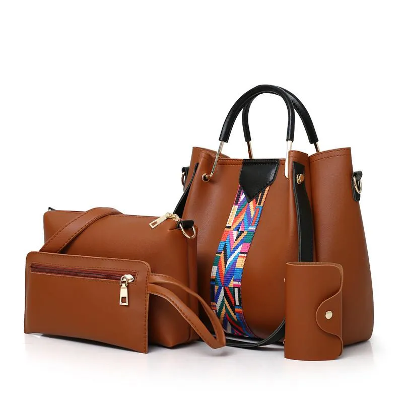 Women's Shoulder Bag | 4 Pieces Set