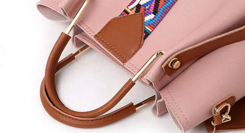 Women's Shoulder Bag | 4 Pieces Set