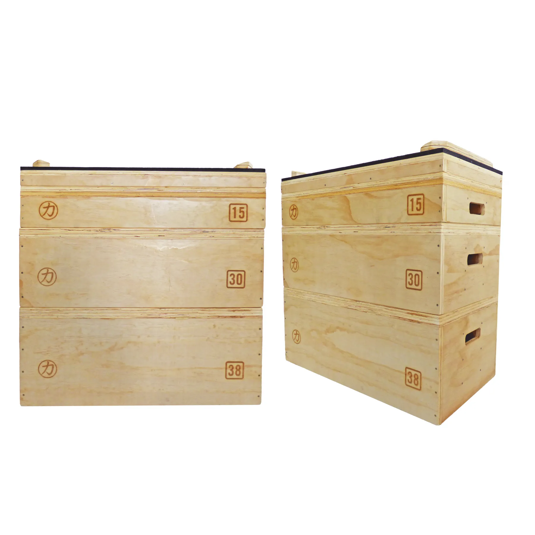 Wooden Jerk Blocks - 2 Blocks