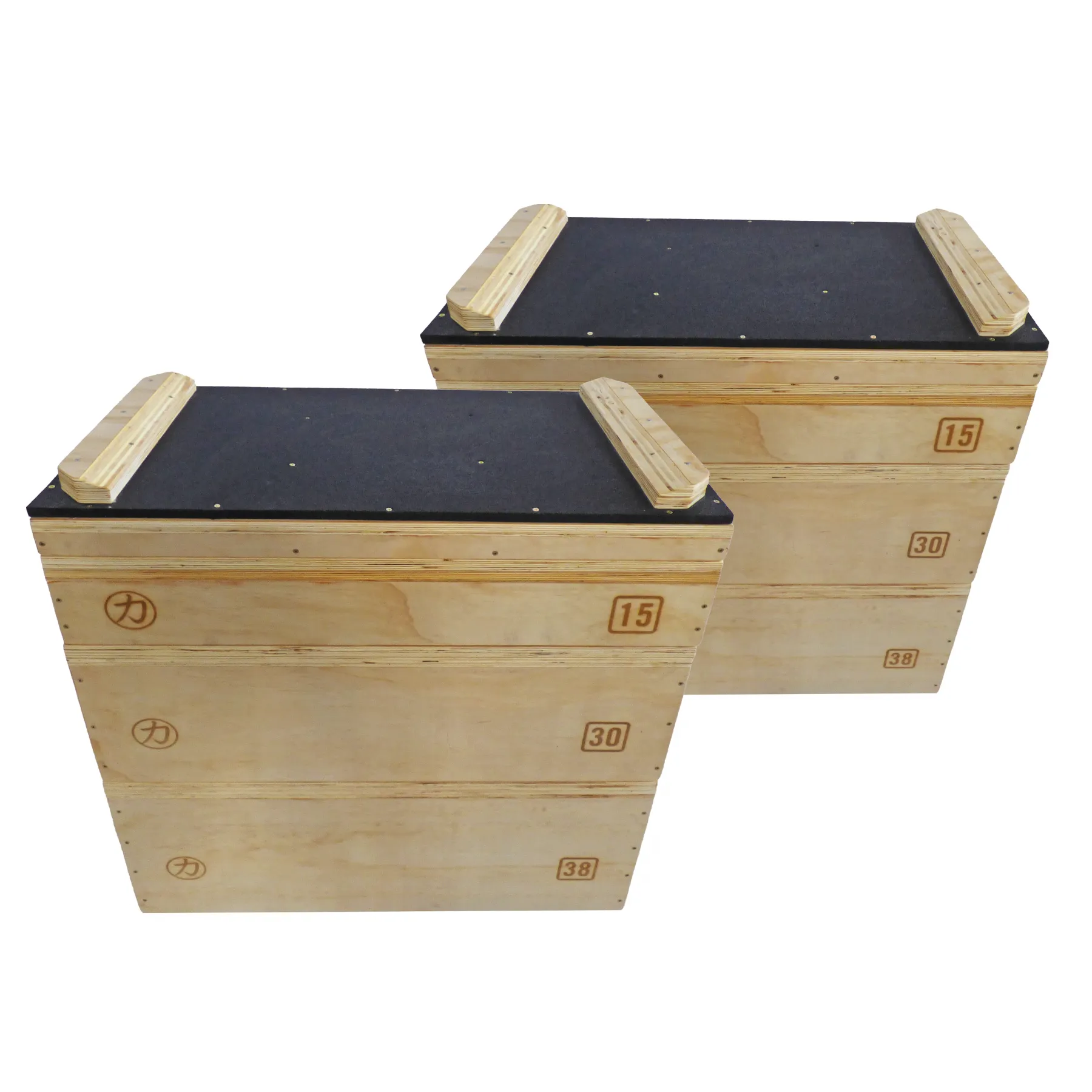 Wooden Jerk Blocks - 2 Blocks