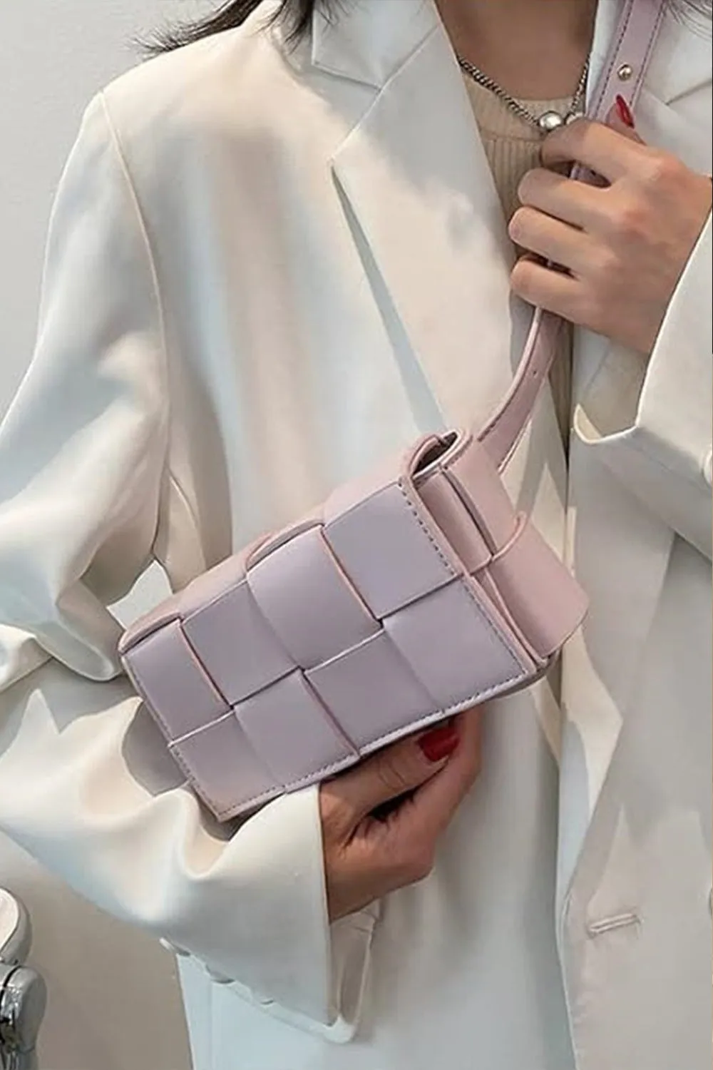 Woven Charm Crossbody