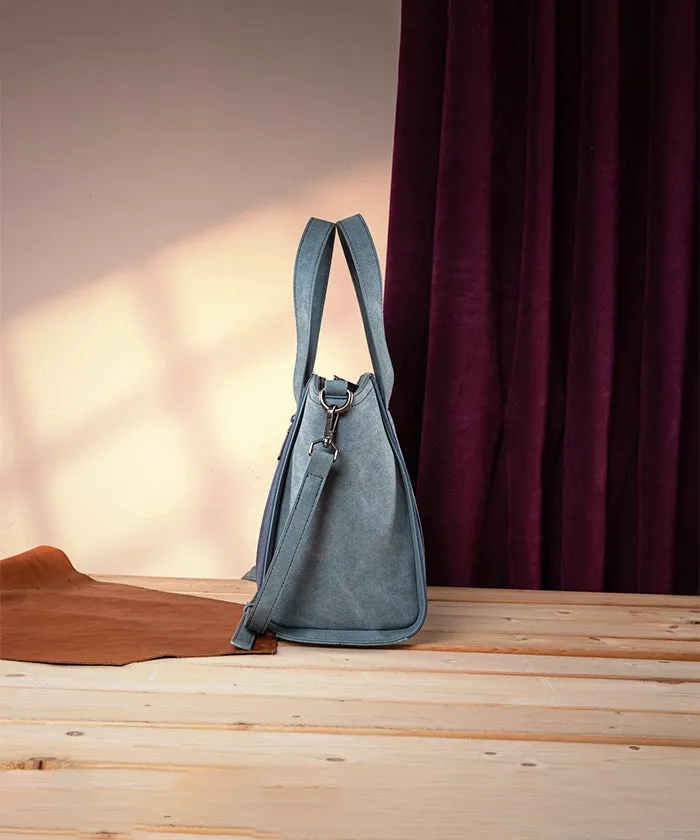 Wrangler Color Block Western Tote Carry Bag Set