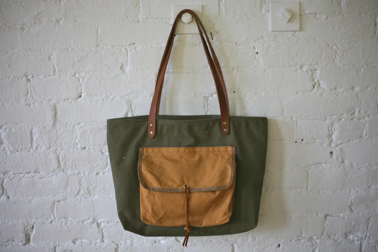 WWII era Canvas Tote Bag