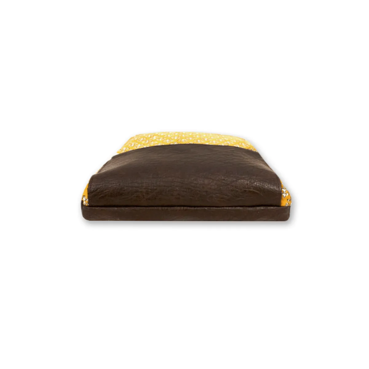 Yellow White Buta Block Printed Messenger Bag