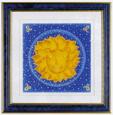 Zodiac Lithograph - Leo