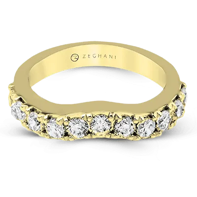 ZR1144 Anniversary Ring in 14k Gold with Diamonds