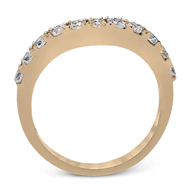 ZR1144 Anniversary Ring in 14k Gold with Diamonds