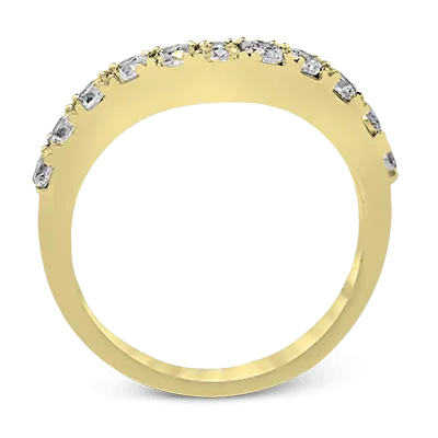 ZR1144 Anniversary Ring in 14k Gold with Diamonds